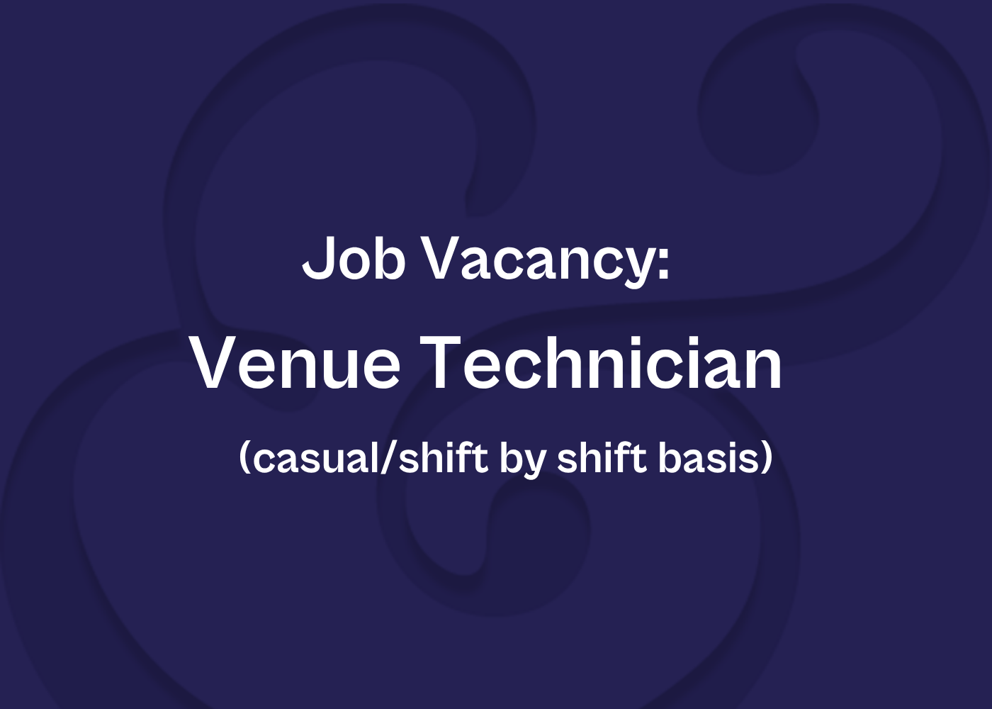 Venue Technician
